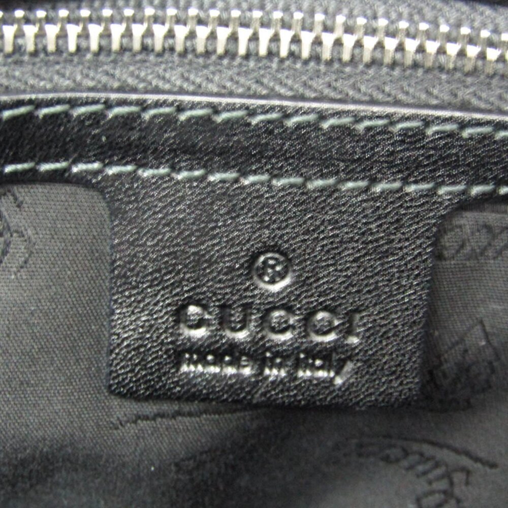 GUCCI Black Canvas Tote Bag - Picture 10 of 12
